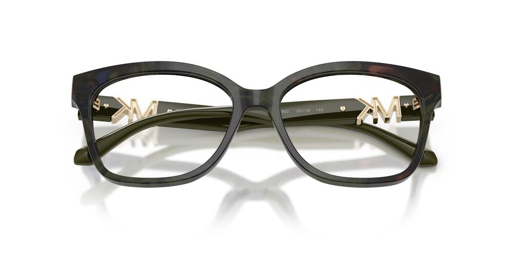 Anteojos Ópticos Michael Kors 0MK4203U Topanga Olive Camo Tortoise