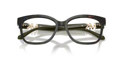 Anteojos Ópticos Michael Kors 0MK4203U Topanga Olive Camo Tortoise