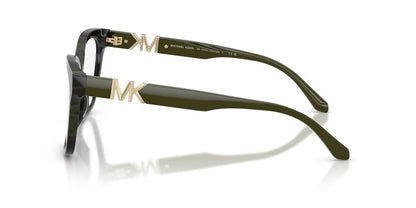 Anteojos Ópticos Michael Kors 0MK4203U Topanga Olive Camo Tortoise