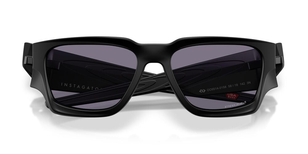 Anteojos De Sol Oakley OO9514 Instagator Matte Black Prizm Grey Gris/Negro