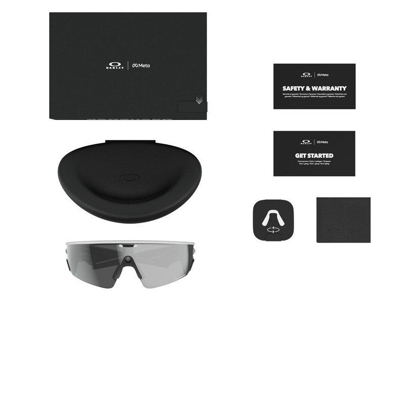 Anteojos De Sol Oakley Meta 0OW8001 Vanguard Gris/Blanco
