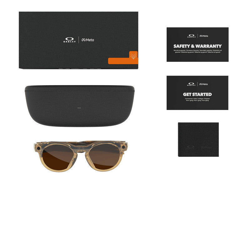 Anteojos De Sol Oakley Meta 0OW8002 HSTN Transitions Café/Amarillo