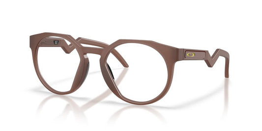 Anteojos Ópticos Oakley 0OX8139 Hstn Rx Matte Trans Mahogany Café