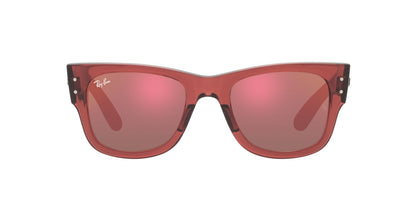 Anteojos De Sol Ray-Ban RB0840S Mega Wayfarer Café/Rosa