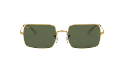 Anteojos De Sol Ray-Ban RB1969 Rectangle Verde/Dorado