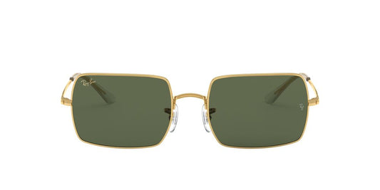 Anteojos De Sol Ray-Ban RB1969 Rectangle Verde/Dorado