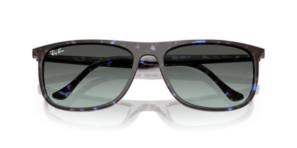 Anteojos De Sol Ray-Ban RB2216 Havana Blue Turtle Blu Vintage Gradient Black Negro/Havana