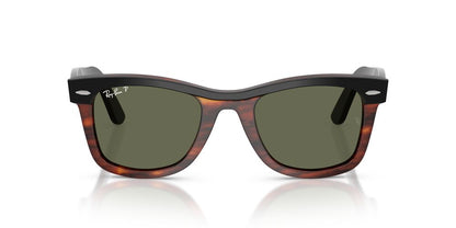 Anteojos De Sol Ray-Ban RB2240 Wayfarer Black On Havana Polar Green Verde/Matte