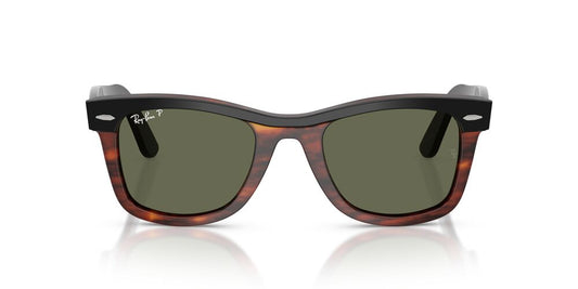 Anteojos De Sol Ray-Ban RB2240 Wayfarer Black On Havana Polar Green Verde/Matte