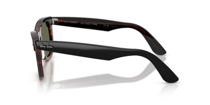 Anteojos De Sol Ray-Ban RB2240 Wayfarer Black On Havana Polar Green Verde/Matte