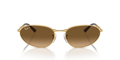 Anteojos De Sol Ray-Ban 0RB3734 Café/Dorado