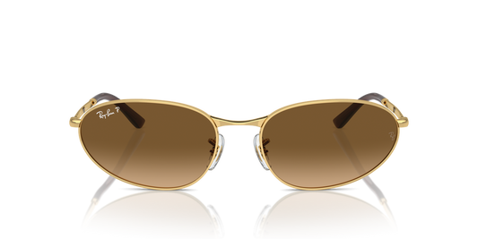 Anteojos De Sol Ray-Ban 0RB3734 Café/Dorado
