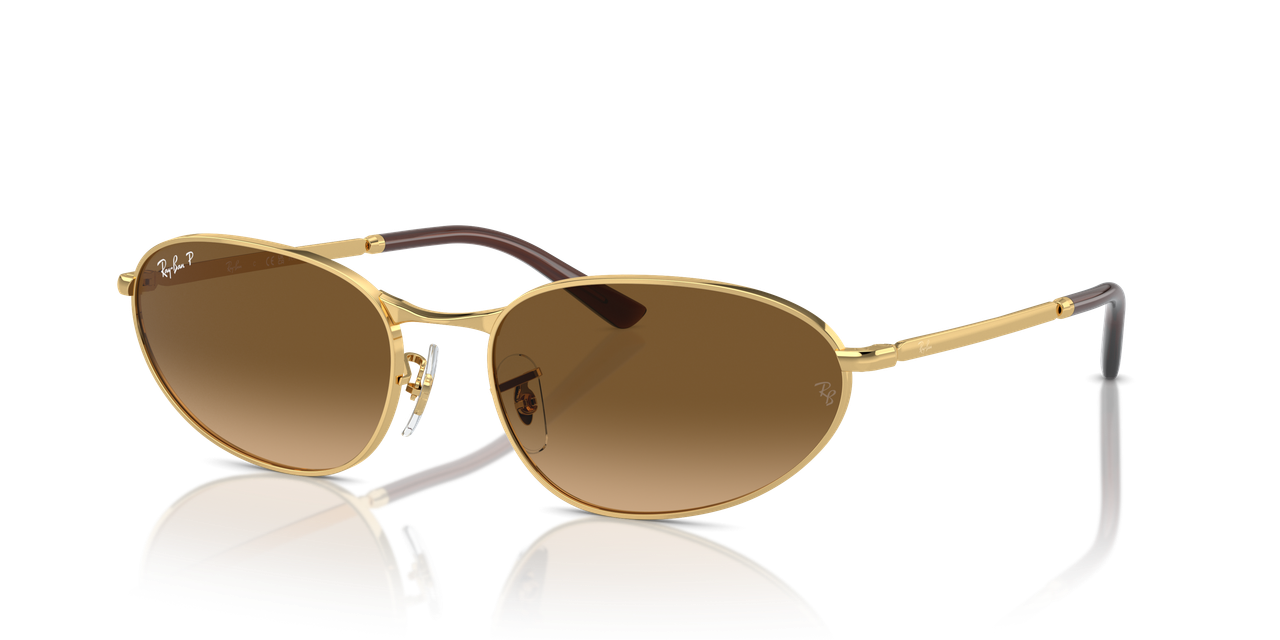 Anteojos De Sol Ray-Ban 0RB3734 Café/Dorado