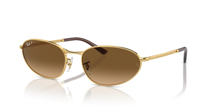 Anteojos De Sol Ray-Ban 0RB3734 Café/Dorado