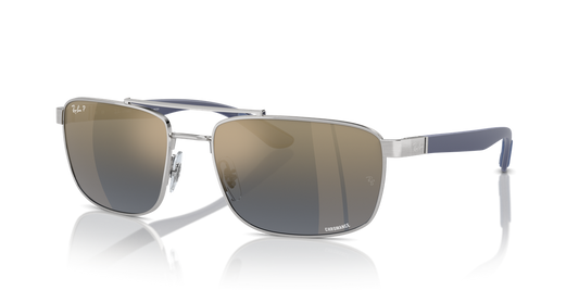 Anteojos De Sol Ray-Ban 0RB3737CH Azul/Plateado