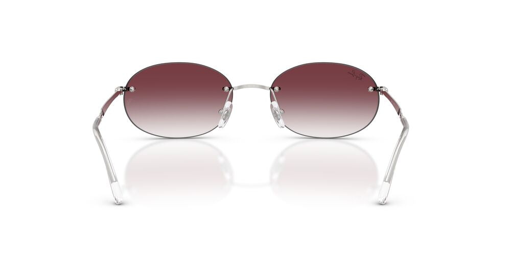Anteojos De Sol Ray-Ban 0RB3767 Silver Clear Gradient Dark Violet Violeta/Plateado