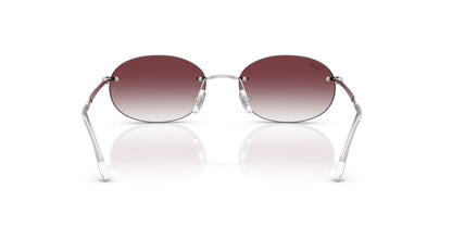 Anteojos De Sol Ray-Ban 0RB3767 Silver Clear Gradient Dark Violet Violeta/Plateado
