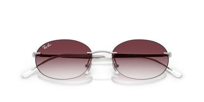 Anteojos De Sol Ray-Ban 0RB3767 Silver Clear Gradient Dark Violet Violeta/Plateado
