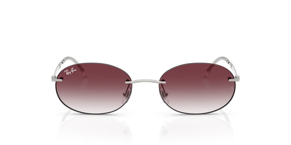 Anteojos De Sol Ray-Ban 0RB3767 Silver Clear Gradient Dark Violet Violeta/Plateado