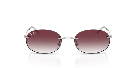 Anteojos De Sol Ray-Ban 0RB3767 Silver Clear Gradient Dark Violet Violeta/Plateado