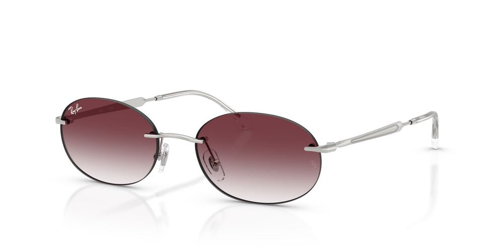 Anteojos De Sol Ray-Ban 0RB3767 Silver Clear Gradient Dark Violet Violeta/Plateado