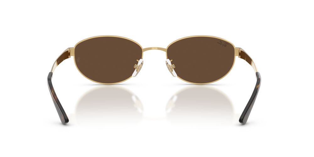 Anteojos De Sol Ray-Ban RB3774D Arista Dark Brown Café/Dorado