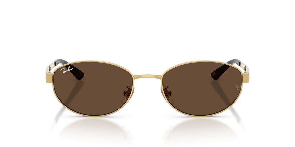 Anteojos De Sol Ray-Ban RB3774D Arista Dark Brown Café/Dorado