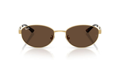 Anteojos De Sol Ray-Ban RB3774D Arista Dark Brown Café/Dorado