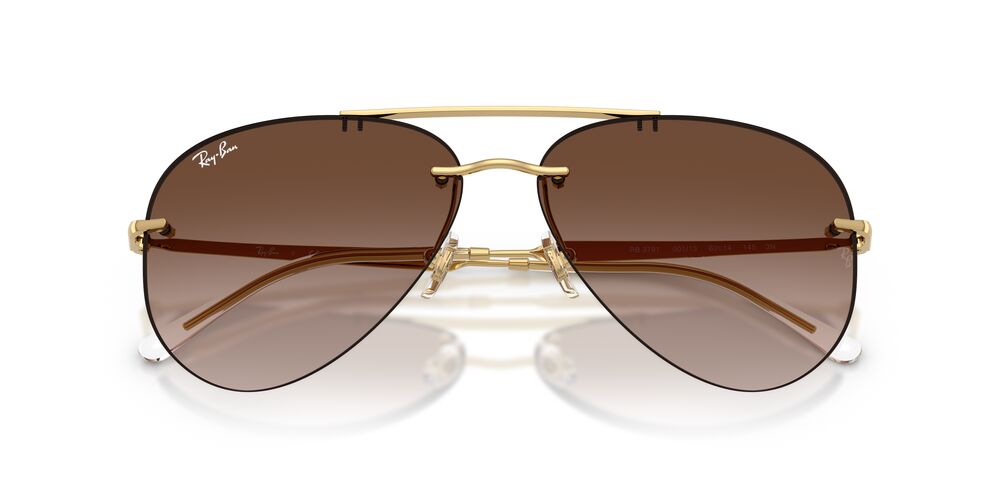 Anteojos De Sol Ray-Ban 0RB3791 Arista Café/Dorado