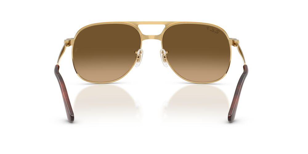 Anteojos De Sol Ray-Ban 0RB3793 Bill Max Café/Dorado