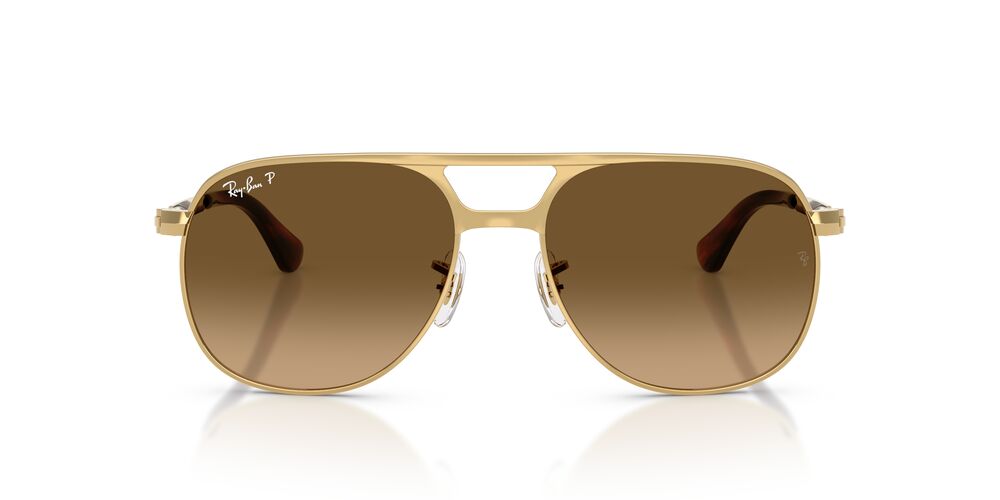 Anteojos De Sol Ray-Ban 0RB3793 Bill Max Café/Dorado