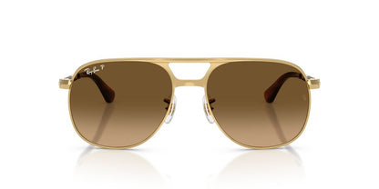 Anteojos De Sol Ray-Ban 0RB3793 Bill Max Café/Dorado