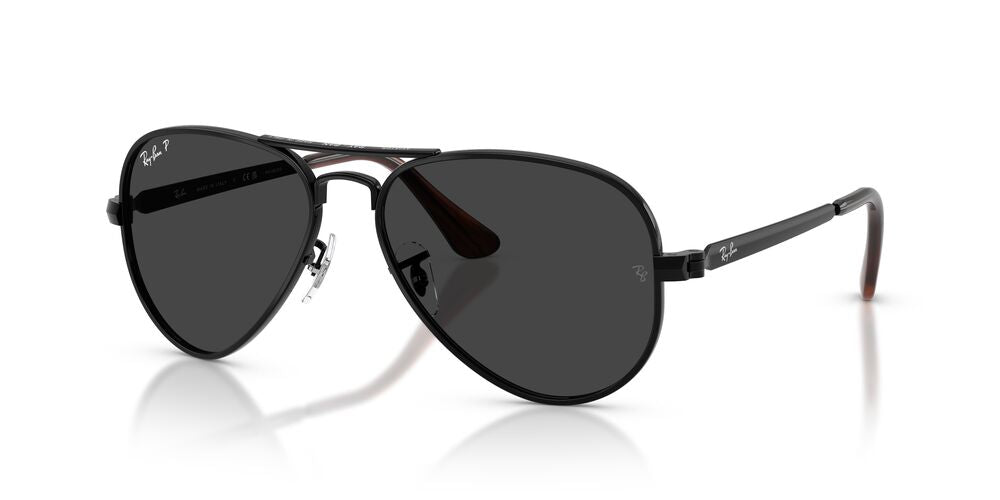 Anteojos De Sol Ray-Ban 0RB3925 Aviator Max Black Black Polar Negro/Negro