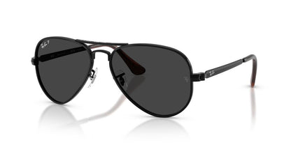 Anteojos De Sol Ray-Ban 0RB3925 Aviator Max Black Black Polar Negro/Negro