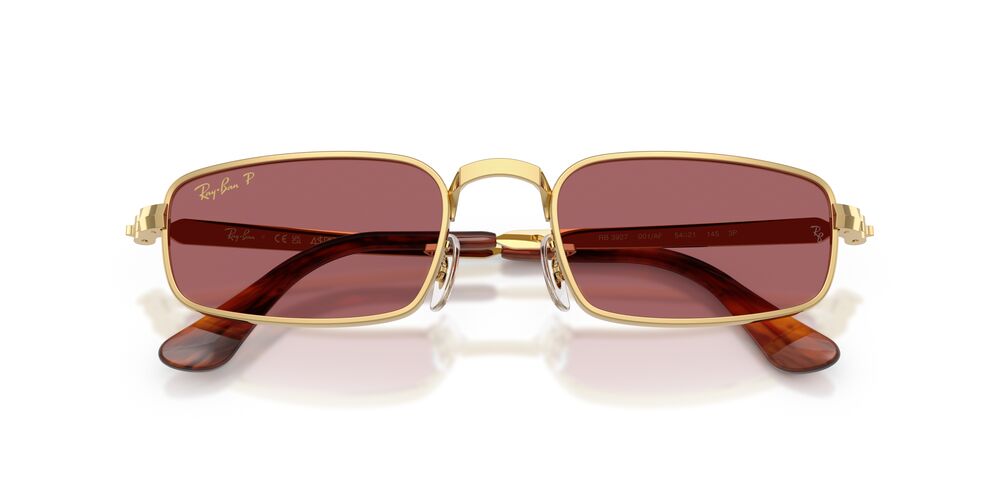 Anteojos De Sol Ray-Ban 0RB3927 Arista Burdeos/Dorado