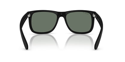 Anteojos De Sol Ray-Ban 0RB4165 Justin Rubber Black Green