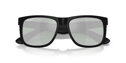 Anteojos De Sol Ray-Ban 0RB4165 Justin Rubber Black Green