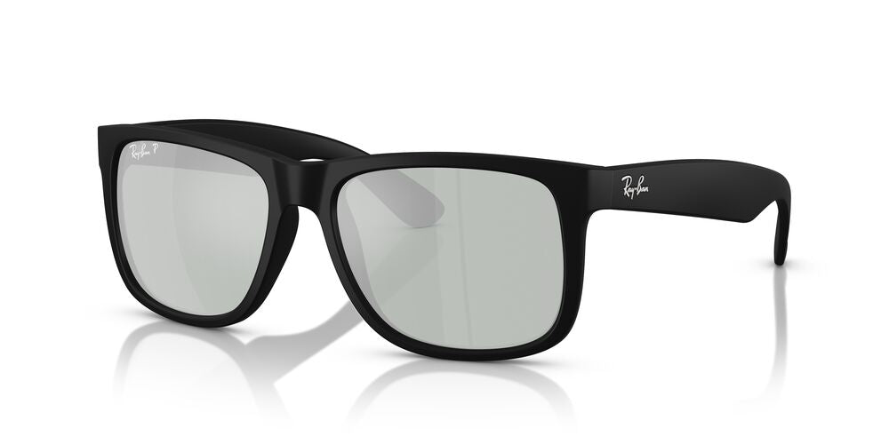 Anteojos De Sol Ray-Ban 0RB4165 Justin Rubber Black Green