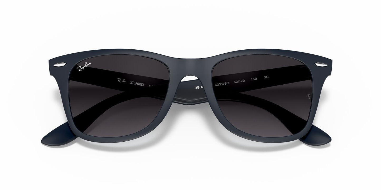 Anteojos De Sol RB4195 Wayfarer Liteforce Gris/Azul
