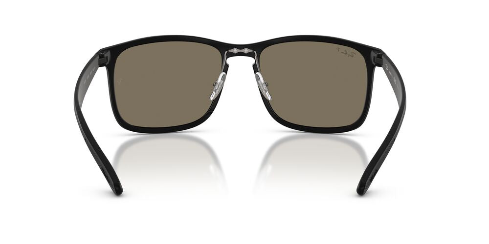 Anteojos De Sol Ray-Ban 0RB4264 Matte Black Grey Chromance Gris/Negro