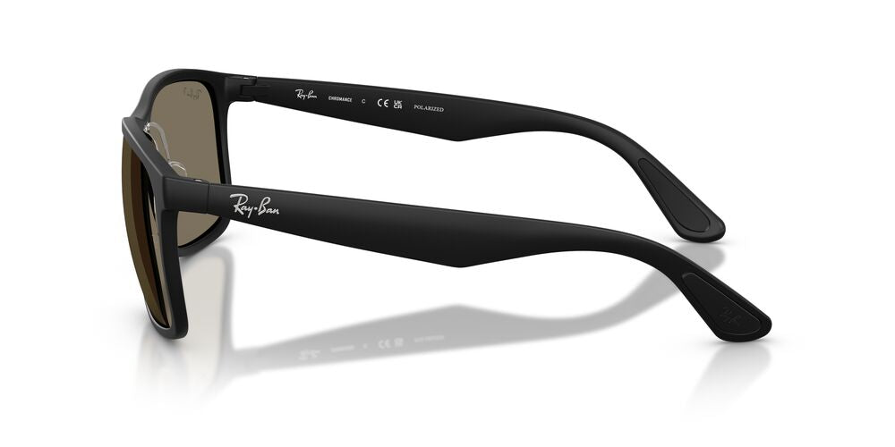 Anteojos De Sol Ray-Ban 0RB4264 Matte Black Grey Chromance Gris/Negro