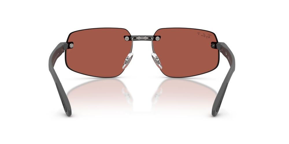 Anteojos De Sol Ray-Ban 0RB4475CH Rojo/Gris
