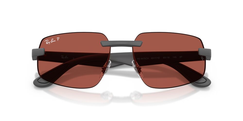 Anteojos De Sol Ray-Ban 0RB4475CH Rojo/Gris