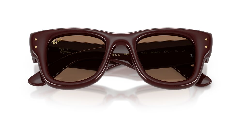 Anteojos De Sol Ray-Ban 0RB4940 Wayfarer Puffer Café/Café