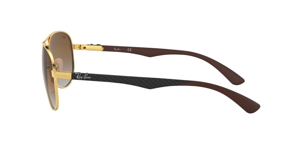 Anteojos De Sol Ray-Ban RB8313 Café/Dorado