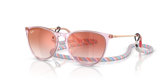 Anteojos De Sol Ray-Ban 0RJ9060S Junior Erika Rojo/Violeta