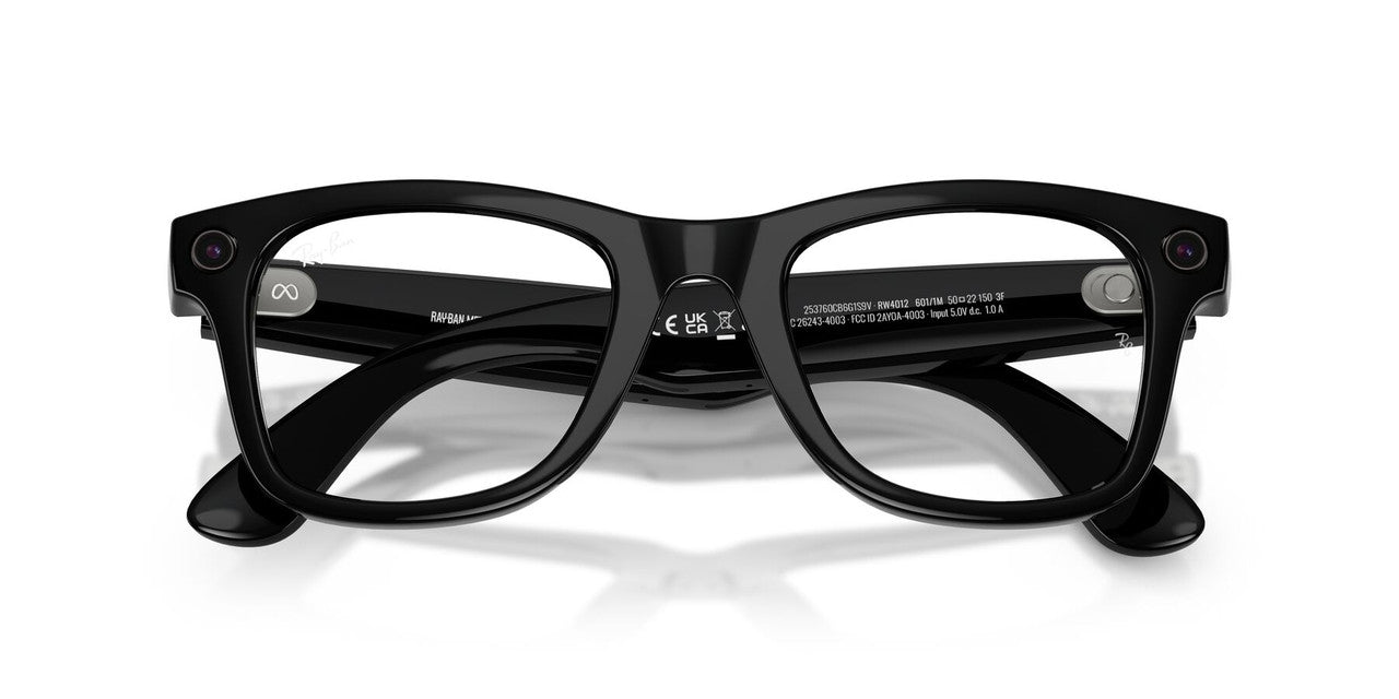 Anteojos De Sol Ray-Ban Meta 0RW4012 Wayfarer Transitions Verde/Negro