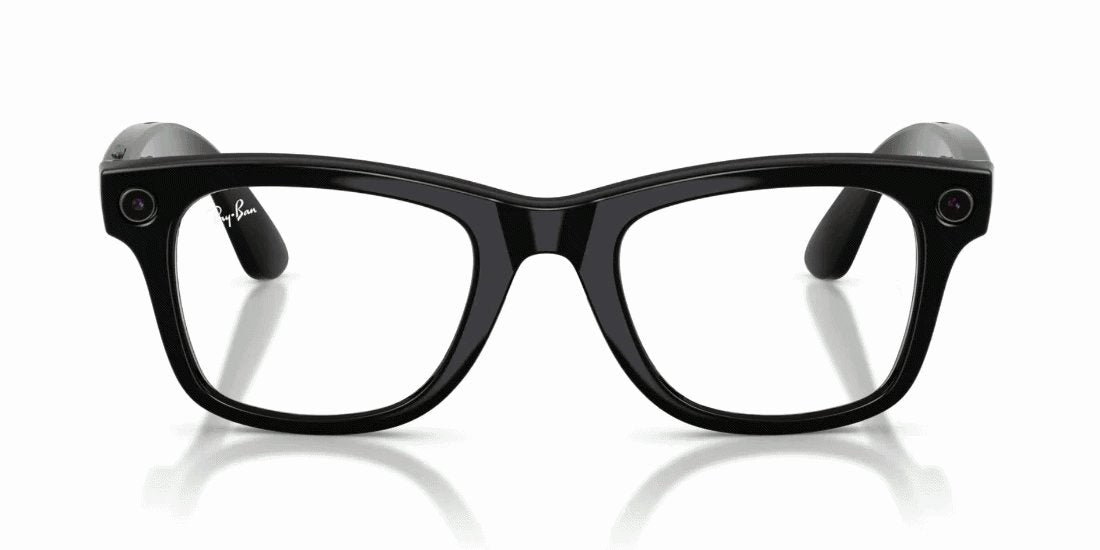 Anteojos De Sol Ray-Ban Meta 0RW4012 Wayfarer Transitions Verde/Negro