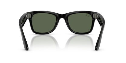 Anteojos De Sol Ray-Ban Meta 0RW4012 Wayfarer Verde/Negro