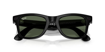 Anteojos De Sol Ray-Ban Meta 0RW4012 Wayfarer Verde/Negro